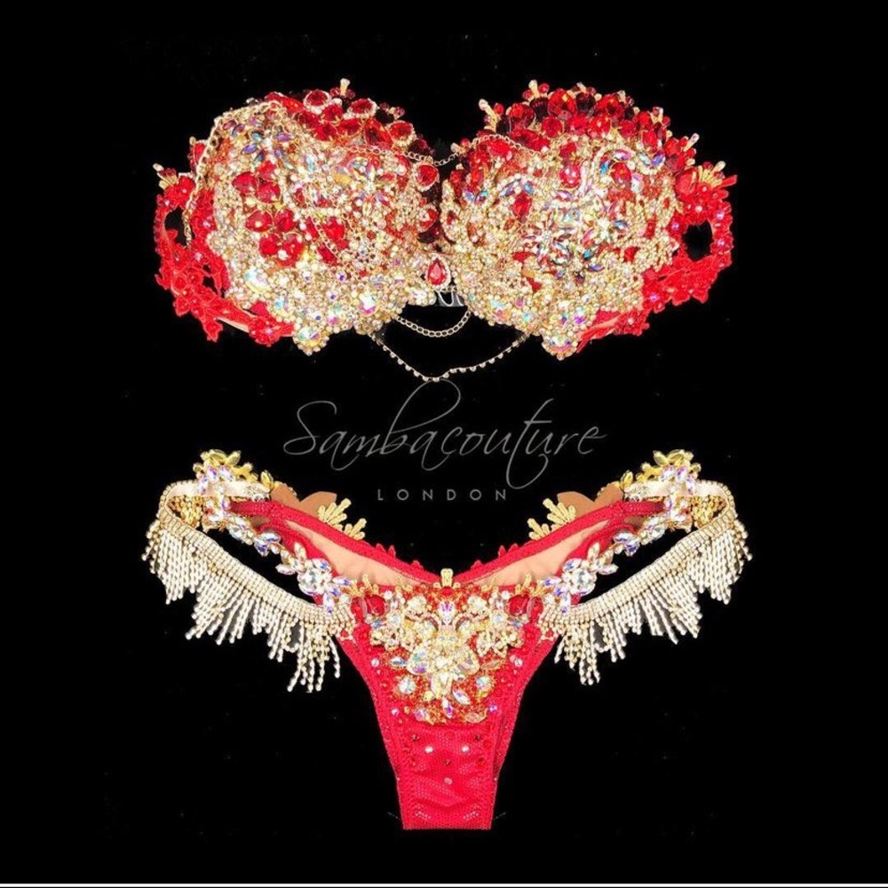 WBFF Custom Samba Couture Competition Bikini Suit